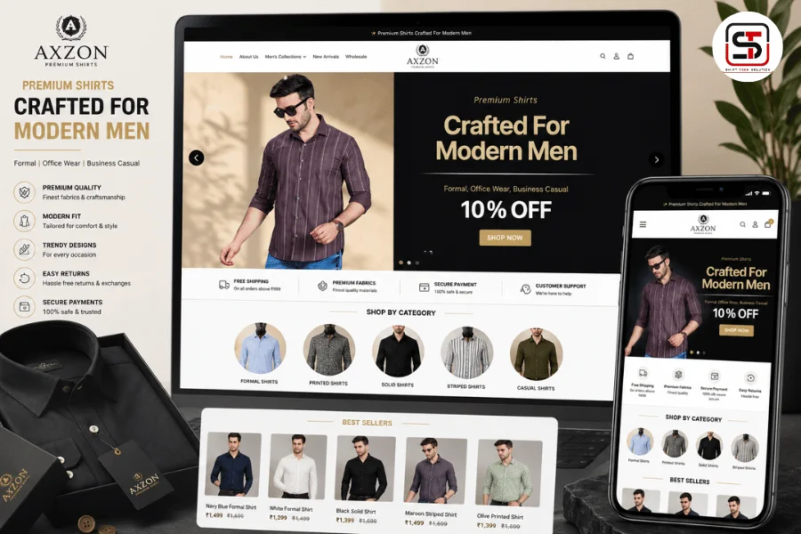 Axzon — industrial manufacturing company website