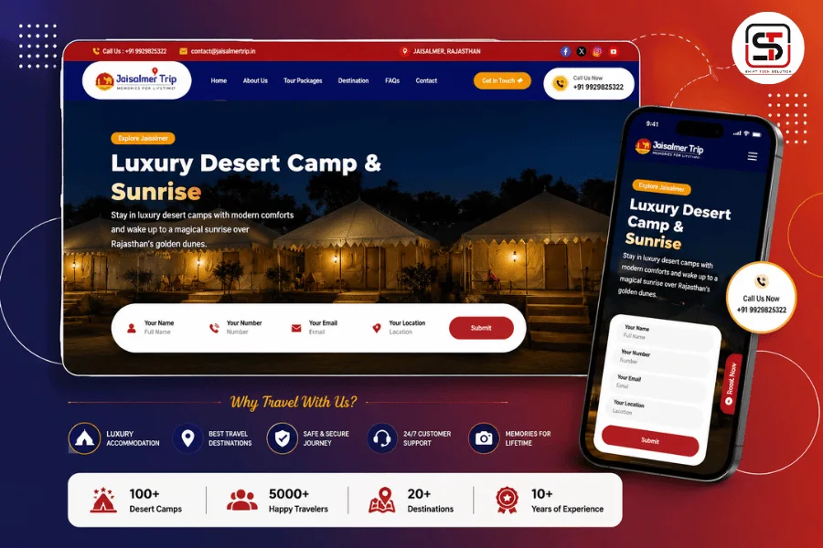 Jaisalmer Trip — desert safari tour booking website