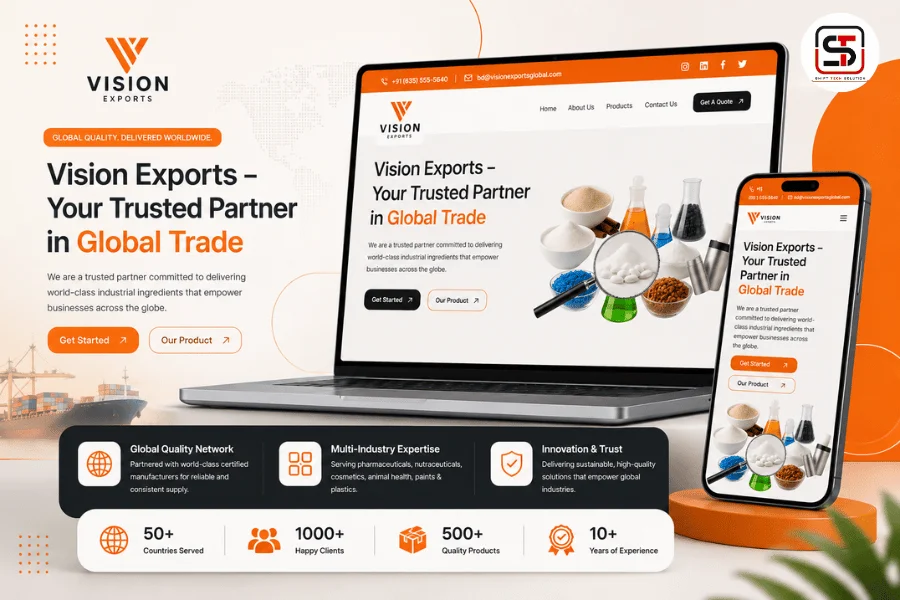 Vision Exports Global — export catalogue website
